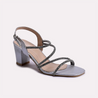 zena silver fancy heel sandals