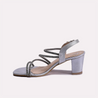 zena silver block heel sandals