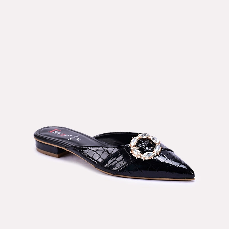 zuleika black fancy mules