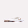 zuleika womens white fancy mules